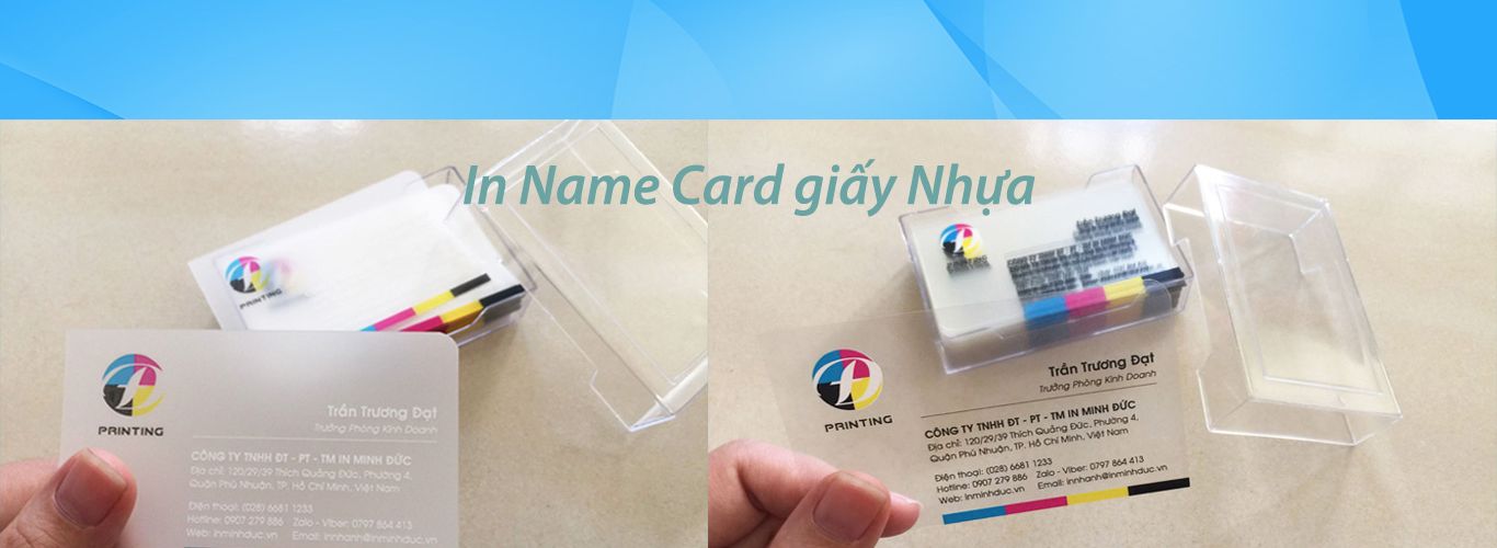 NAME CARD giấy nhựa