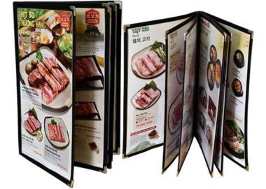 MENU NHỰA TRONG VIỀN SIMILI - GOGI