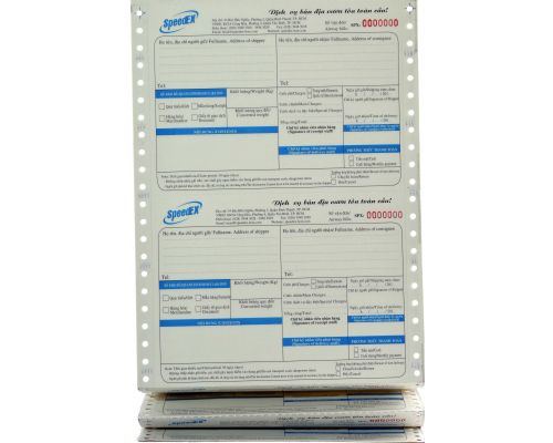 GIẤY CARBONLESS IN LIÊN TỤC