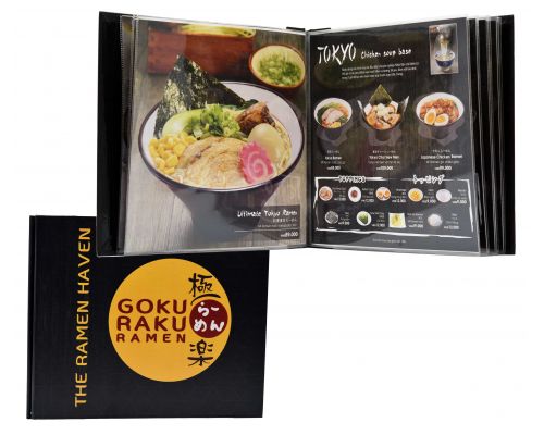 MENU BÌA CARTON - GOKU RAMEN