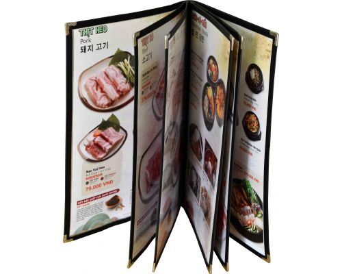 MENU NHỰA TRONG VIỀN SIMILI - GOGI