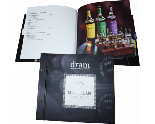 MENU BÌA CARTON - nhà hàng rượu MACALLAN