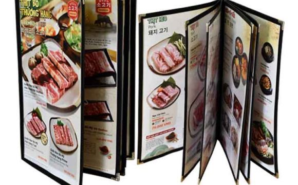 MENU NHỰA TRONG VIỀN SIMILI - GOGI